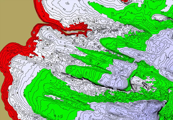 ChartSelect's contour preview for LakeMaster Legacy Great Lakes V4 LakeMaster Legacy Region