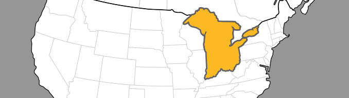 LakeMaster Legacy Regional Chart for LakeMaster Legacy Great Lakes V4