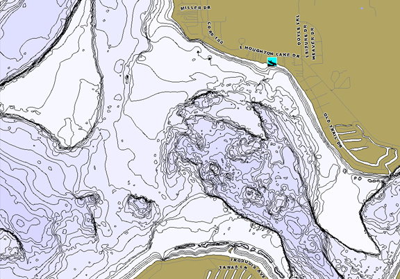 ChartSelect's contour preview for LakeMaster Legacy Great Lakes V4 LakeMaster Legacy Region
