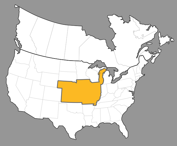 ChartSelect's LakeMaster Legacy Region for LakeMaster Legacy Great Plains V6