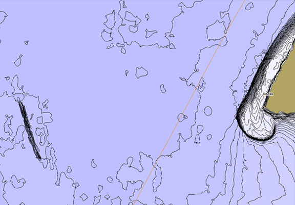 ChartSelect's contour preview for LakeMaster Legacy Manitoba V1 LakeMaster Legacy Region