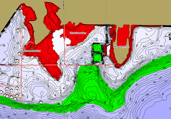 ChartSelect's contour preview for LakeMaster Legacy Dakotas + Nebraska V6 LakeMaster Legacy Region