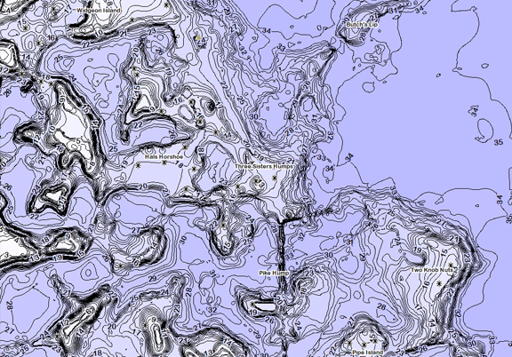 ChartSelect's contour preview for LakeMaster Legacy Dakotas + Nebraska V6 LakeMaster Legacy Region