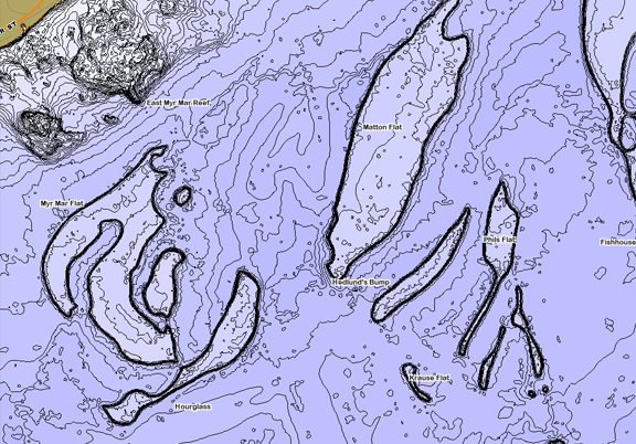 ChartSelect's contour preview for LakeMaster Legacy Minnesota V9 LakeMaster Legacy Region