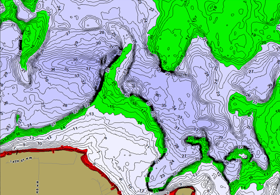 ChartSelect's contour preview for LakeMaster Legacy Minnesota V9 LakeMaster Legacy Region