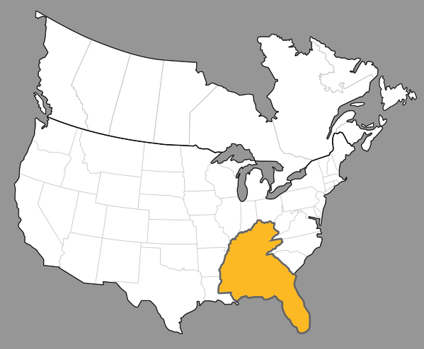 ChartSelect's LakeMaster Legacy Region for LakeMaster Legacy Southeast States V5