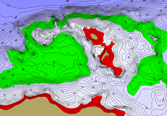 ChartSelect's contour preview for LakeMaster Legacy Ontario V2 LakeMaster Legacy Region