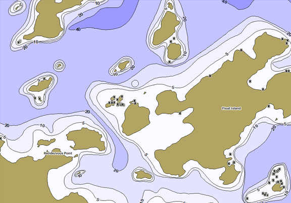 ChartSelect's contour preview for LakeMaster Legacy Ontario V2 LakeMaster Legacy Region