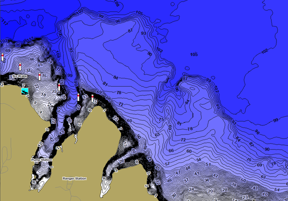 ChartSelect's contour preview for LakeMaster Legacy Western States V3 LakeMaster Legacy Region